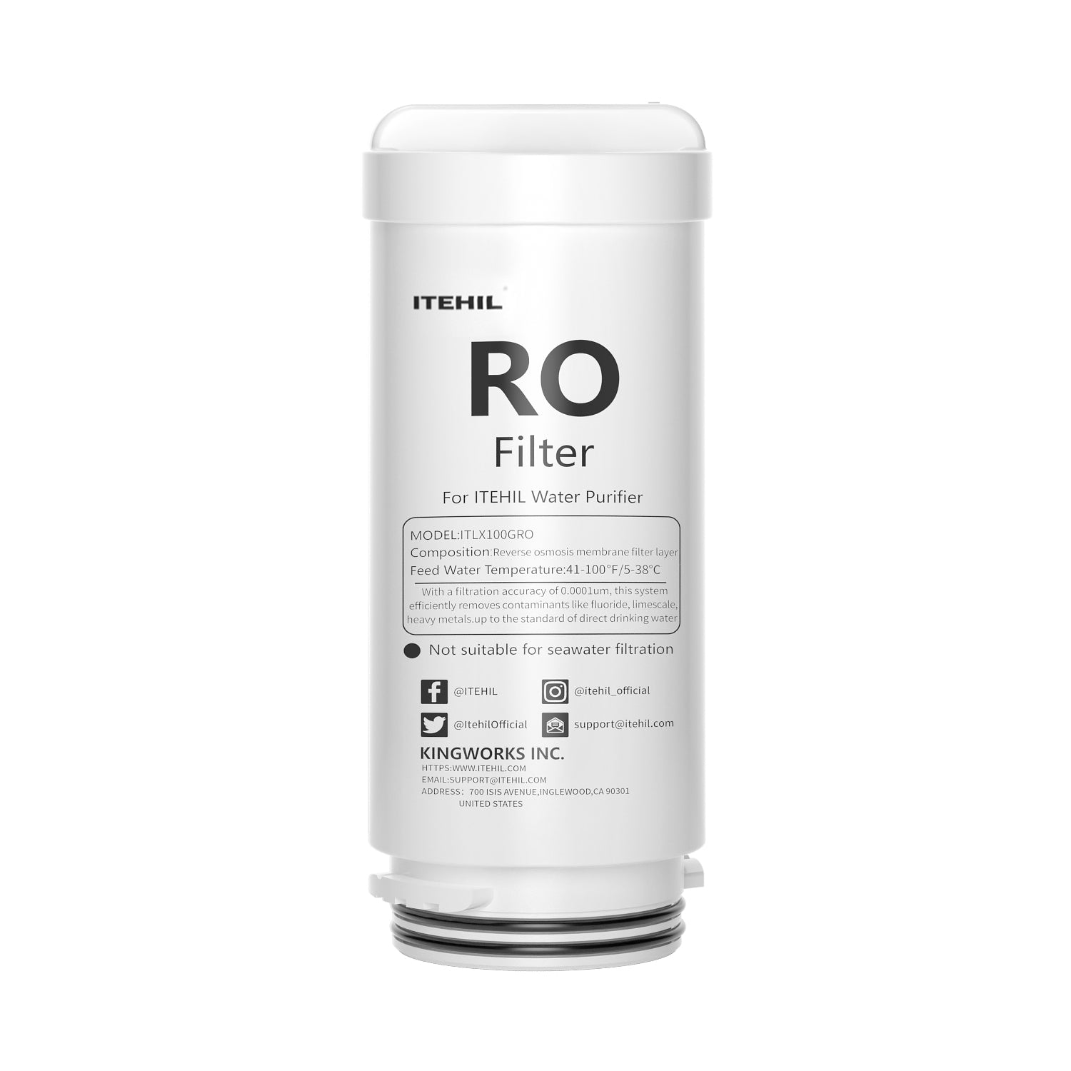 RO Filter | Hybrid Filter | For ITEHIL Water Filtration System